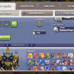 🔥15000 Gems🔥 || Th17 || 2500 Cwl Medals || High Epic Equipment || Heroes 80-82-42-62-38 || Nc Free || Cheapest - Image 2