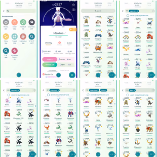 P 2.102 Level 62 Mewtwo Armor Charizard Rayquaza Kyogre Entei Raikou Gryarados  13 Shiny And Legendary 284 Shiny 277 Leg - Image 4