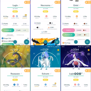 🔥548 SHINY 💎 349 LEGENDARY [] SHINY NECROZMA RAYQUAZA SUICUNE LUGIA [] FUSED NECROZMA [] LEVEL 70 - Image 8