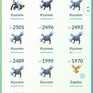 LOCATION BG ZAPDOS [] SHINY FUSED KRUREM [] LEVEL 50 [] LEGENDARY 10 [] SHINY 12 [] POKEMON 37 [] RENAME AVAILABLE  - Image 5