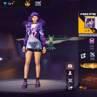 X132|Lvl 40|17 CHARACTER|14 BUNDLE SET(3 MYTHIC)|18 VEHICLE|47 WEAPON(5 EVO+8 MYTHIC)|MEGALODON SCAR LVL 2| CYCLONE PARA - Image 1