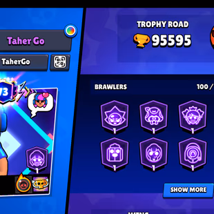 RARE | 23X BUFFIET/METEORIC | 96K TROPHY | 380X SKINS | 100/100 BRAWLER | 95X MAX | 92X HYPER | 122/113X SUPER RARE SKIN - Image 3