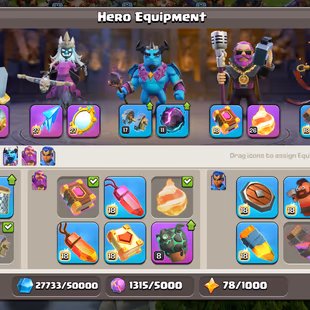 🔥[ TH-17 NEAR MAX ]🔥5 EPIC MAX : GG-SB-FA-MM-EB [MAX] | FB [26] || HEROS: 100-100-71-75-50 [ MAX FOR TH-17 ] - Image 6