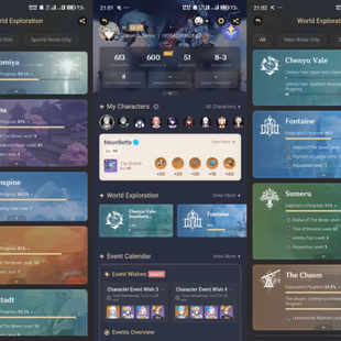 All Platform - NA(USA) - AR57 - 51 Character 15 5'Star - 4 Weapon 5'Star - Mavuika - Neuvillette - Yae Miko - Hu Tao - C - Image 2