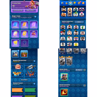 XP-39! KT-13! 119 X CARDS UNLOCKED! 7500 TROPHIES! 3747 GEMS! EVO-6! EMOTES-22! FAST DELIVERY - Image 3