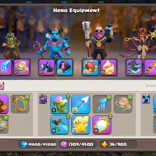 HIGHEST STATUS 50+!! TH15 MAX [ EXPERT PET ] LEAGUE SKIN!! HEROES 90-90-70-65-40! SB/MAX RS/MAX EB/MAX AF/23 DC/23 FB/20 - Image 6