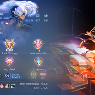 M361|LVL200|132HEROES|668SKIN|MEGACOLLECTORII|3LEGEND|6KOF|3PRIME|2COLLECTOR|ALDOUSM1|14LUCKYBOX|MYTHICS40 - Image 5