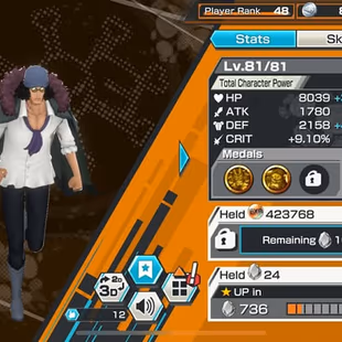 [3756][IOS+ANDROID] 8 EX - Garp + Akainu + Zoro + Kuzan + Shanks + G5 Luffy + Big Mom + Blue Luffy , Support 160, 27Hb - Image 8