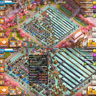 TH 18 !! 6 Heroes Maxed !! 10 Epic Maxed !! Profile Almost Max !! Town Hall Level 18 !! League Queen Skin !! 3x Scenery  - Image 1