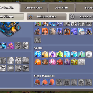 🔥[ TH-12 FULLY MAX ]🔥 S.BALL [MAX] - F.ARROW [17] || M.MIRROR || MAX DEFENCES - TROOPS - WALLS - HEROS  - Image 5