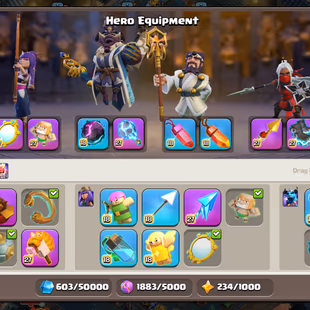 💙 ALL EPIC MAXED 💙 6 HEROES MAXED | TH 18 MAX | DEFENCE MAX | TROOPS MAXD 6400 WS | SAMURAI SKIN SET | 5X RARE SCENERY - Image 7