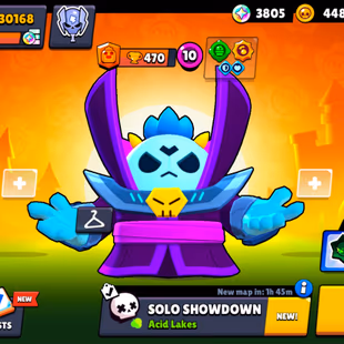 217 SKINS | 30.200 TROPHIES | 95 BRAWLERS | 6 HYPERCHARGE | 11 MAX | 1 PRESTIGE | 11 BUFFIES - Image 2