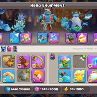 659 GLOBAL RANK [TH18] MAX || 35/34.8 EPIC EQUIPMENT MAX || LAB/WALLS/DEFENCE MAX || 4 RARE SCENERY || CHEAPEST - Image 6