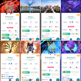 🔥1479 SHINY💎 CP 5600 ZACIAN [] ARMOURED MEWTWO [] LOS ANGELES BG [] ASH HAT PIKA [] 290 SHINY COSTUME [] 678 LEGENDARY - Image 1