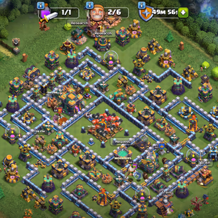 ||Xp 193 th 14 account|| Decent heros|| 3Epic equipments||6th builder unlock|| Builder apprentice th level max|||| - Image 1