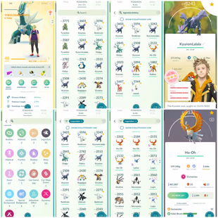 11 SHINY LEGENDARY 😍166 SHINY 🔥 50 LEGENDARY | LEVEL 48 | SHUNDO KYUREM | HUNDO BG CRESSELIA | PALKIA. - Image 1