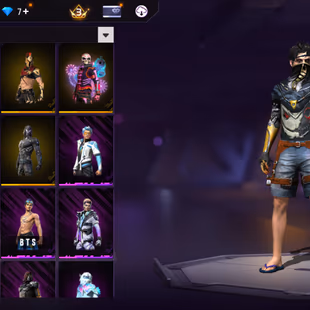 X188|Lvl 59|CONQUEROR TITLE|44 CHARACTER|148 COSTUME(7 MYHTIC)|40 VEHICLE|158 WEAPON(20 MYTHIC)|STORMY ASCER M4A1|MIDNIG - Image 6