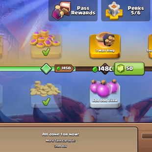 🔥TH 18 ALMOST MAX🔥XP 249- 5 HERO MAX- 3 EPIC MAX MS 26 FA 20-FULL DEFENSE MAX-NC YES-ACTIVE GOLD PAS-B BASE FUL MAX - Image 7