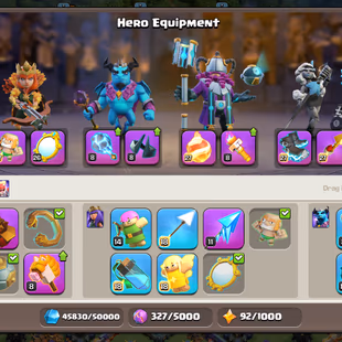 Th18 | Hero-99-100-75-50 | [Blacksmith [15-Epic Almost Max] |  Strong Profile | XP-196 | NC-Yes | BEST-DEAL   - Image 5