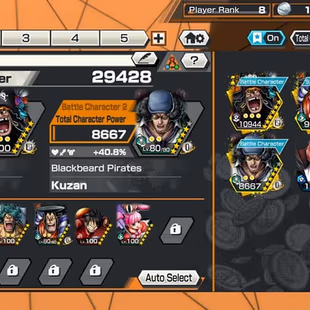 [4197] [IOS+ANDROID] 5 EX - Blackbeard + Kuzan + Shanks + Zephyr + Oden, Solo Fresh - Image 4