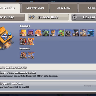 🔥TH 17 NEAR MAX🔥BK 76 AQ 89 MP 60 GW 67 RC 40 || GOOD HERO EQUIPMENT || 4 SCENERY X 7 HERO SKIN || IOS AND ANDROID - Image 7