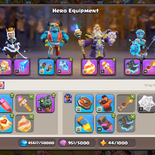 🔥TH 18 ALMOST MAX🔥5 HERO MAX-XP 245- 4 EPIC EQUIPMENT MAX GG 23 FA 17-CLASH OF DRAGON SCENERY-DEFENSE NEAR MAX-NC YES - Image 7