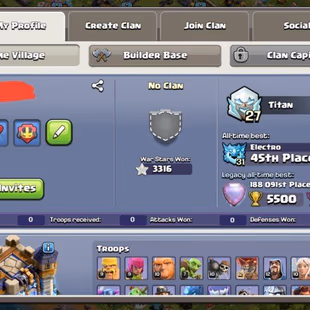 🔥2016 OBSTACLES💎1417 MEDAL - TH 18 -12 EPIC EQUIPMENTS - 94-100-72-80-55 HERO - 2230 GEMS - BH 10 - FREE RENAME - 1300 - Image 7