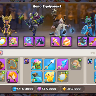 [EE84] LEGENDARY SCENERY [TH18 MAX] 6HERO MAX | PROFILE MAX | 12 EPIC MAX | 4K WAR STAR | BB MAX | RENAME 1500 GEMS - Image 8