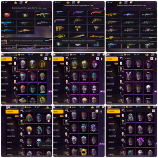  Rare Free Fire EU Account  | OG  Old Year Account | Harry Potter Pants || Black Bandit Outfit - Image 5