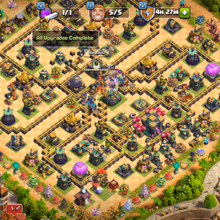 OBSTACLES! TH14 FULL MAX!! FREE-NC! LEAGUE SKIN! 10X SKIN SCENERY PAID! SB/MX SnB/MX FA/MX FF/MX EB/MX! DRAGON STATUS - Image 1