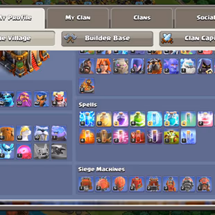 TH 16 ALMOST MAX || 12x EPIC x 13x EQUIPMENTS MAX || HEROES 92+93+42+70+42+4 || WALL FULLY MAXED || NC FREE || BH MAX   - Image 7