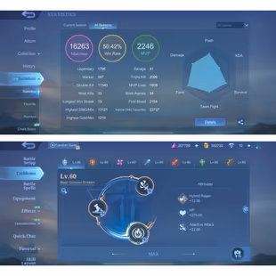 MOONTON | LV 163 | RECALL SEAL OF ANVIL CRAWLERS | ANNUAL HAYA - LUCKYBOX KARRIE + ZHASK | HERO 131 | SKIN 332 | BP 592K - Image 3