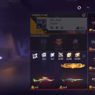 X295|Lvl 53|49 BUNDLE(4 ARTIFACT)|COBRA LEGENDARY 4 COLOUR|74 COSTUME(28 MYHTIC)|165 WEAPON(9 EVO+42 MYTHIC)|M1014 Green - Image 3