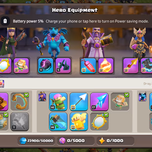 Th18 [1000-Cwl Medel] | Hero-80-98-80-50 | [Blacksmith [7-Epic Max] | Profile Strong | XP-222 | NC-Yes | BEST-DEAL   - Image 5