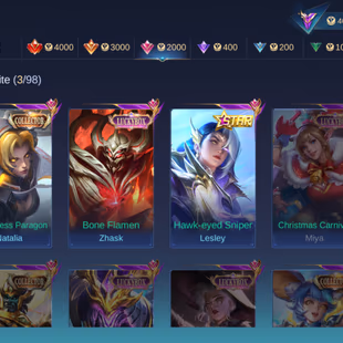 LP4|LVL89|129HEROES|211SKIN|KARINAKOF|LESLEYSTARLIMITED|ZHASKLUCKYBOX|NATALIACOLLECTOR|ALUCARDLIGTBORN|LEGENDVS37 - Image 3