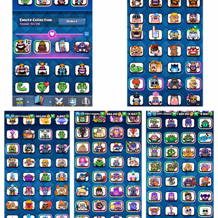 MOST RARE || 9 YAER BADGE || 26 Tower SKIN || KT -15 || 59 CARD LEVEL15 || 110 CARD LEVEL 14 || 151 EMOTE || 27 EVO CAR - Image 4