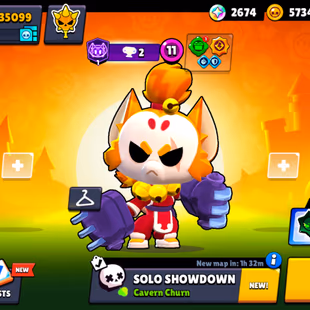 223 SKINS | 35.100 TROPHIES | 90 BRAWLERS | 12 HYPERCHARGE | 17 MAX | 9 PRESTIGE | 18 BUFFIES - Image 1