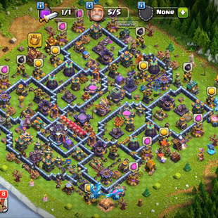 ❗[ TH-15 NEAR MAX ]❗S.BALL [21] || 7X EQUIPMENT MAX || HEROS: 67-69-50-36-22 || STRONG DEF - TROOPS - Image 1