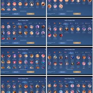 [IOS/ANDROID] CEL LVL 107 | 131 HEROES | 546 SKINS | MEGA 3 | OP SKINS | 2 LEGEND GUSION FREYA - LANCE HERO - HAYA EXORC - Image 3