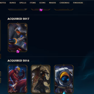 SEVER [ EUW ] -118 LVL  - UNRANK - 23 SKINS - 90 CHAMP [ 22806 BE - 425 RP ] - FULL ACCESS RARE PAXS SKINS - Image 3