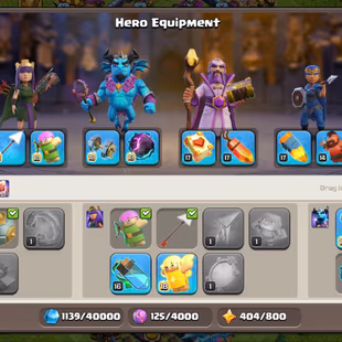 ❗[ TH-15 NEAR MAX ]❗S.BALL [21] || 7X EQUIPMENT MAX || HEROS: 67-69-50-36-22 || STRONG DEF - TROOPS - Image 7