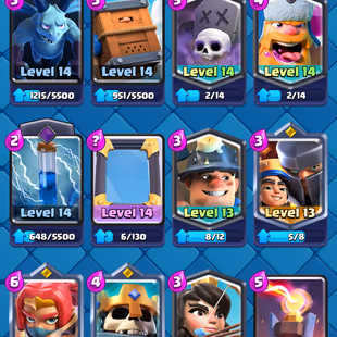 RARE ACCOUNT || 64 MAX CARDS(12 LVL 16-16 LVL 15-36 LVL 14) || 131 EMOTES || 16 EVOLUTION 27 SHARDS  - Image 7