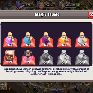 🔥TH 18 4 HERO MAX🔥BK 105 AQ 105 MP 72 GW 80 RC 55 || GOOD EPIC EQUIPMENT || NAME CHANGE 500 || 3 HERO SKIN - Image 6