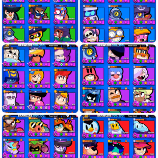 62k TROPHIES|83 MAXED BRAWLERS|80 HYPERCHARGED|340 SKINS|ANTIVIRUS 8-Bit|BEAR SHADE RARE SKINS|SHELLY|COLT|800 PINS|4 - Image 3