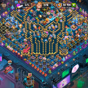 💥 RAREST 💀 TH 17 MAXED | 26x HERO SKINS | 24 SCENERY | BUILDER HALL 10 MAXED | PURELY MAXED PROFILE | 7 EPIC MAXED - Image 1