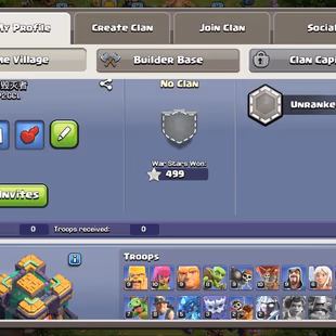 TH14 RUSH ACCOUNT | HEROS LVL 54-68-43-41-17 | EPIC EQUIPMENTS | 1000 GEMS FOR NAME CHANGE | INSTANT DELIVERY | - Image 2