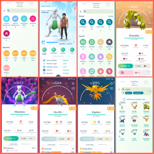 🎯LEVEL 47 ACCT PG 2021) SHINY LUGIA  MEWTWO  GROUDON  HO-OH 🐓 154 LEGEND | 306 TRADE PG )  RARE COLLECTOR ACCT - Image 7