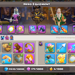 🌹RARE US LOCAL🌹[TH18] MAX || HERO 100-105-91-77-52 || ALL HELPER MAX || SUPER EPIC EQUIPMENT || MAX WALL || CHEAP - Image 8
