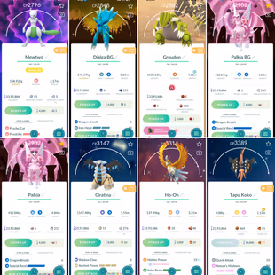 🔥MAX STORAGE💎New York BG RAYQUAZA [] Eternatus [] Armoured mewtwo [] level 71 [] 53 Shiny leg [] 869 legendary [] Shin - Image 8