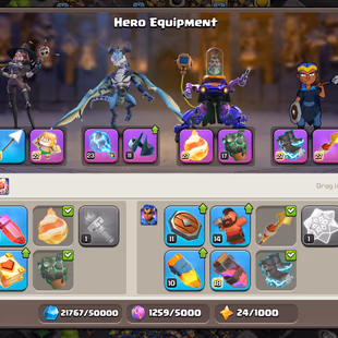 🔥[ TH-18 NEAR MAX ]🔥5 EPIC MAX: SB-AF-FB-RS-EB [MAX] | MT [23] | 5 HEROS MAX - WALLS MAX - PETS MAX || 2X PAID SCENERY - Image 6